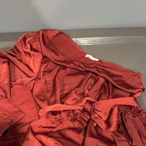 One-Shoulder Satin Dress